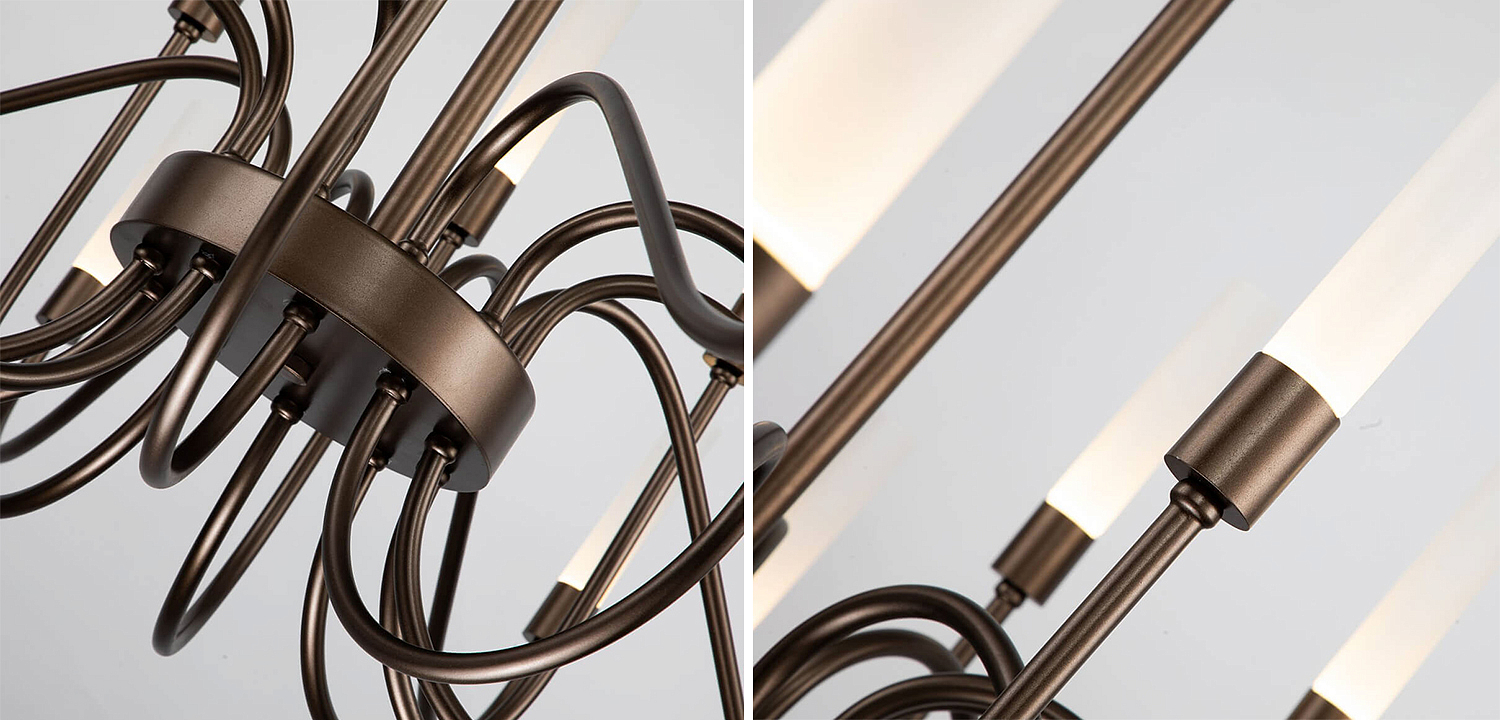 Люстра Faiber Brown Chandelier Люстра Faiber Brown Chandelier - Loft-Concept в Саратове