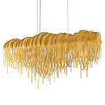 Люстра подвесная с металлическими дугами и длинными цепочками 115 см Atlantis Chain варинант исполнения - 1 | Loft Concept в Саратове