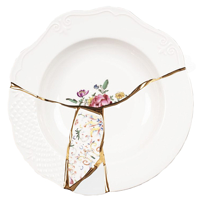 Тарелка глубокая Seletti Kintsugi 2