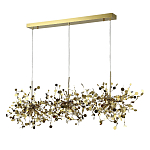 Люстра подвесная из трех частей с металлическими круглыми элементами Terzani Argent варинант исполнения - 3 | Loft Concept в Саратове