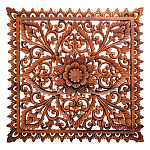 Панно из дерева квадратное Tracery Panel With Trees варинант исполнения - 1 | Loft Concept в Саратове