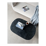 Столик кофейный черного цвета с овальной столешницей и круглым основанием Black Dalmen Table варинант исполнения - 9 | Loft Concept в Саратове