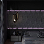 Гипсовая 3D Панель FLOCK варинант исполнения - 1 | Loft Concept в Саратове