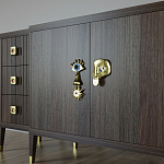 Большой Комод-буфет Elsa Dreams Walnut с ящиками варинант исполнения - 2 | Loft Concept в Саратове