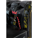 Кресло "Баския и Уорхол" Basquiat Warhol graffiti chair натуральная кожа варинант исполнения - 6 | Loft Concept в Саратове