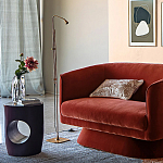 Приставной столик черного цвета AMORPHOUS варинант исполнения - 5 | Loft Concept в Саратове