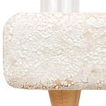 Керамический столик на деревянных ножках «Квадро» варинант исполнения - 5 | Loft Concept в Саратове