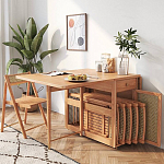 Обеденный стол раскладной из дерева Astiс Table варинант исполнения - 2 | Loft Concept в Саратове