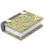 Шкатулка в виде книги из натурального камня змеевик Stone Casket варинант исполнения - 2 | Loft Concept в Саратове