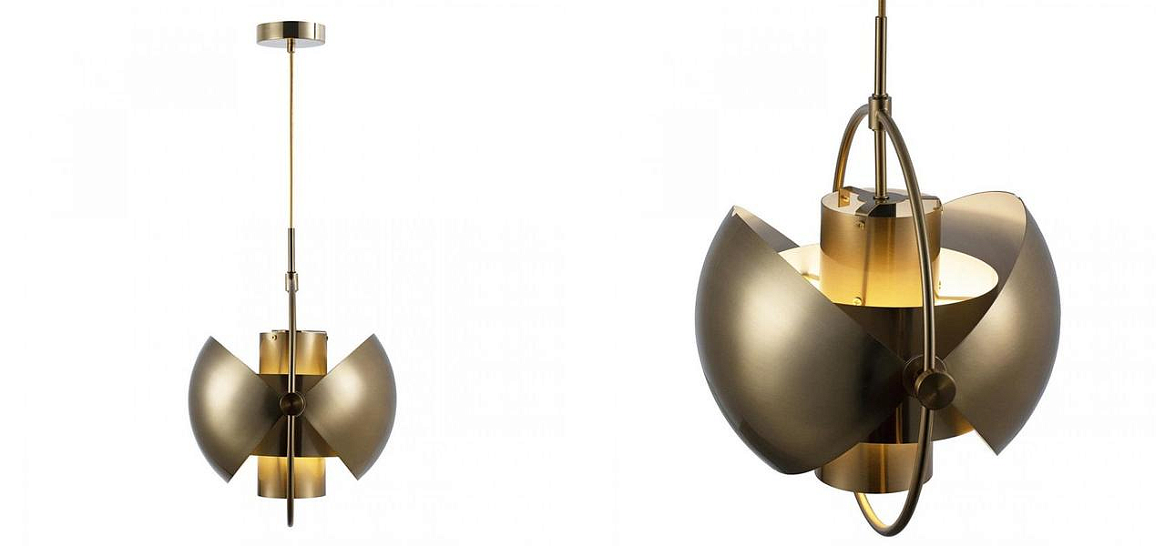 Подвесной светильник Louis Weisdorff Gold диаметр 38 Подвесной светильник Louis Weisdorff Gold диаметр 38 - Loft-Concept в Саратове