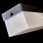 Подвесной светильник линейный из натурального камня Perfection of Geometry варинант исполнения - 7 | Loft Concept в Саратове