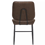 Стул с темно-коричневой обивкой из экокожи Benderson варинант исполнения - 4 | Loft Concept в Саратове