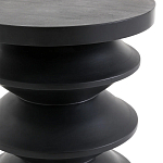 Фигурный приставной столик черного цвета AMORPHOUS варинант исполнения - 2 | Loft Concept в Саратове