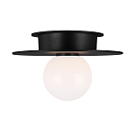 Потолочный светильник с шарообразным плафоном из белого матового стекла Generation Lighting варинант исполнения - 1 | Loft Concept в Саратове