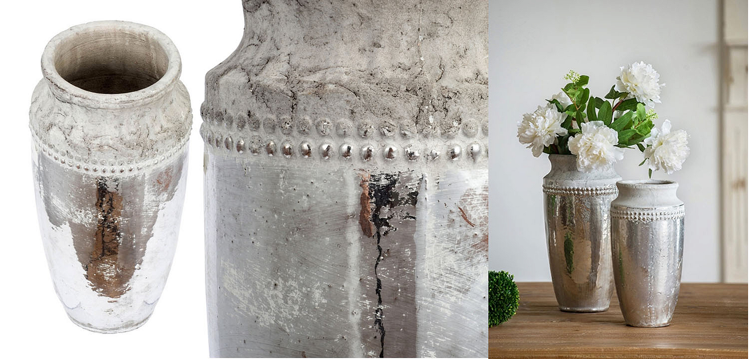 Ваза Vase Argenta silver 33 Ваза Vase Argenta silver 33 - Loft-Concept в Саратове