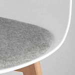 Стул из пластика с мягким сиденьем Eames варинант исполнения - 8 | Loft Concept в Саратове