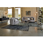 Стеллаж из металла и стекла Menzie Black Stripes Metal Rack варинант исполнения - 1 | Loft Concept в Саратове