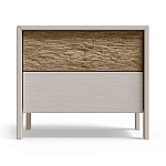 Тумба 2 ящика с подсветкой на рельефном фасаде Warm Industrial варинант исполнения - 6 | Loft Concept в Саратове