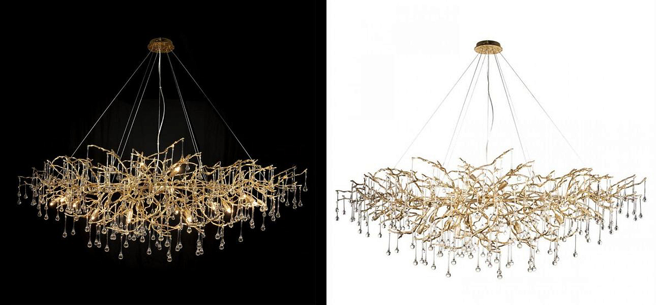 Люстра Crystal Drops bright Gold Люстра Crystal Drops bright Gold - Loft-Concept в Саратове
