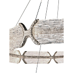 Люстра с 2-мя кольцами с текстурным природным рисунком IceFlame варинант исполнения - 7 | Loft Concept в Саратове