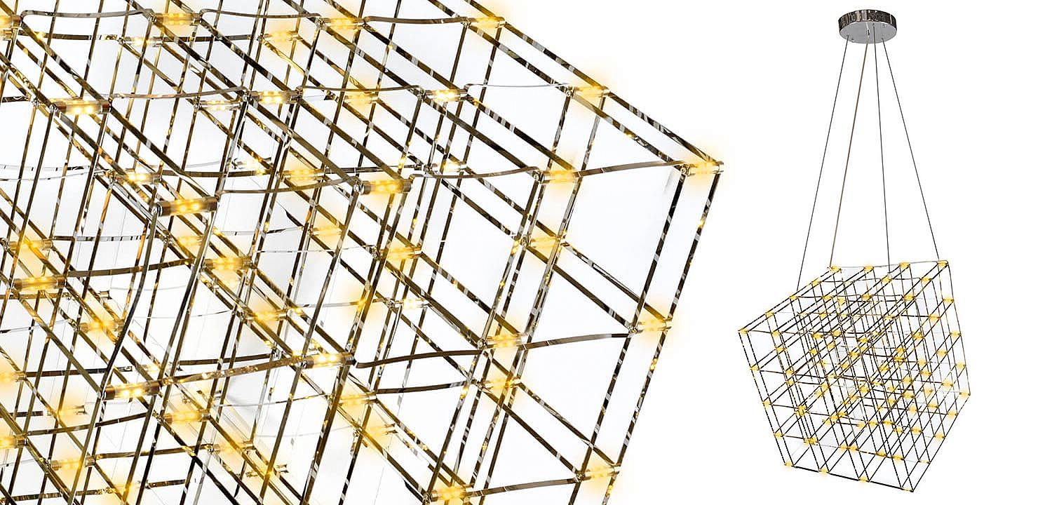 Люстра Moooi Tesseract Yellow lamp L Люстра Moooi Tesseract Yellow lamp L - Loft-Concept в Саратове