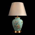 Настольная лампа голубая с изображением птиц Slip Away варинант исполнения - 8 | Loft Concept в Саратове