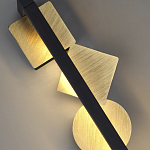 Светодиодное бра цвета античной бронзы Suprematism варинант исполнения - 2 | Loft Concept в Саратове