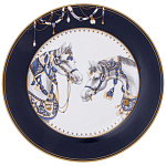 Сервиз обеденный из фарфора с изображением лошадей на 6 персон 23 предмета Porcelain Horse Set варинант исполнения - 1 | Loft Concept в Саратове