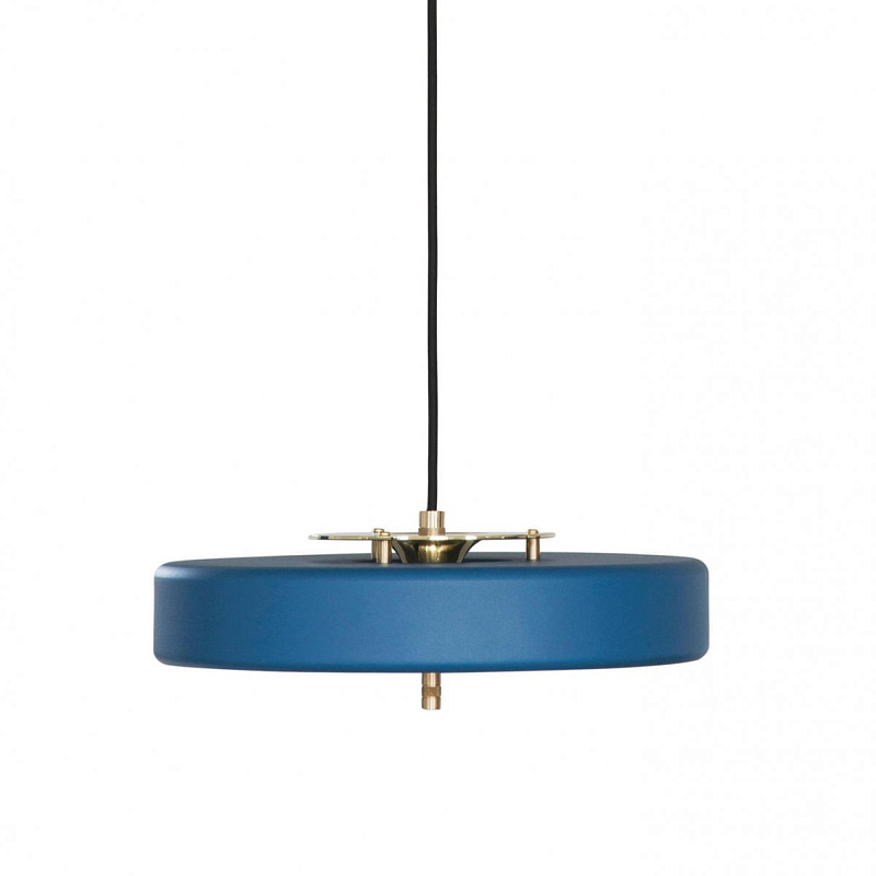 Подвесной светильник BERT FRANK Revolve Pendant Lamp Blue Синий Латунь Подвесной светильник BERT FRANK Revolve Pendant Lamp Blue Синий Латунь в Саратове | Loft Concept