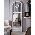 Зеркало-окно с арочным силуэтом в венецианском стиле Venetian White Mirror варинант исполнения - 4 | Loft Concept в Саратове