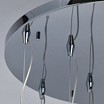 Люстра каскадная с 9-ю разноцветными стеклянными плафонами Kaleido варинант исполнения - 14 | Loft Concept в Саратове