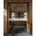 Раздвижные деревянные двери для кухни SISTEMA 7 Dada Engenereed Doors варинант исполнения - 2 | Loft Concept в Саратове