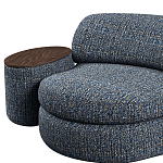 Кушетка со столиком Ulysses варинант исполнения - 6 | Loft Concept в Саратове