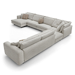 Современная модульная система мягкой мебели Zartаrn 6-ти местный угловой диван варинант исполнения - 2 | Loft Concept в Саратове