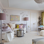 Обои ручная роспись Bamboo Special Colourway on Natural Mica metallic silk варинант исполнения - 2 | Loft Concept в Саратове