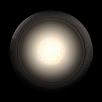 Встраиваемый спот светодиодный круглый черного цвета с углублением Ombra Lux  варинант исполнения - 3 | Loft Concept в Саратове