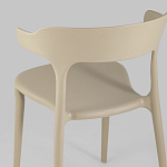 Бежевый стул из прочного PP-пластика JORIS варинант исполнения - 6 | Loft Concept в Саратове