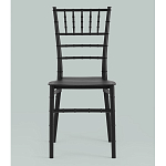 Стул Chiavari пластик черный варинант исполнения - 4 | Loft Concept в Саратове