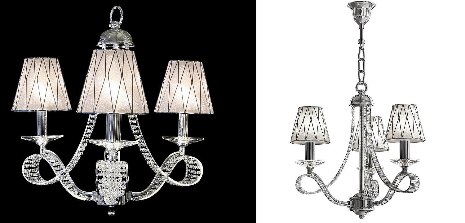 Люстра Franseza Chandelier chrome 52 Люстра Franseza Chandelier chrome 52 - Loft-Concept в Саратове