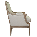 Кресло William Classical Armchair beige flax варинант исполнения - 1 | Loft Concept в Саратове