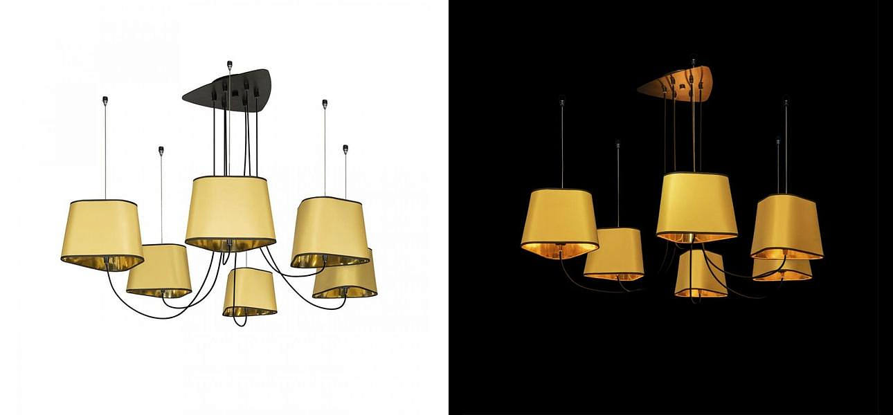 Люстра Designheure Lighting Gold 6 плафонов Люстра Designheure Lighting Gold 6 плафонов - Loft-Concept в Саратове
