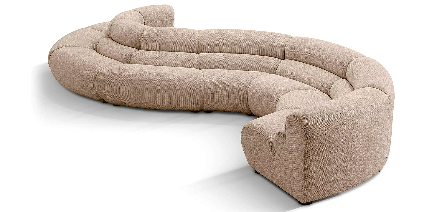 Модульный диван Eichholtz Sofa Lindau Outside Corner Sand Модульный диван Eichholtz Sofa Lindau Outside Corner Sand - Loft-Concept в Саратове