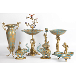 Фарфоровая чаша Фонтан птиц Verena варинант исполнения - 2 | Loft Concept в Саратове