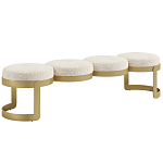 Дизайнерская Банкетка Leola латунь  варинант исполнения - 1 | Loft Concept в Саратове