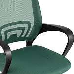 Офисное кресло с основанием из черного пластика Desk chairs Green варинант исполнения - 6 | Loft Concept в Саратове