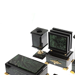 Настольный письменный набор из нефрита в подарочной коробке Victorious варинант исполнения - 8 | Loft Concept в Саратове