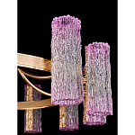 Люстра круглая с текстурными цилиндрическими плафонами Glimpse варинант исполнения - 3 | Loft Concept в Саратове