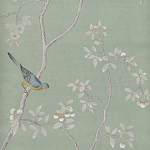 Обои ручная роспись Badminton Mercury Grey варинант исполнения - 1 | Loft Concept в Саратове