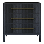 Комод Primo с 3 выдвижными ящиками Черный дуб варинант исполнения - 7 | Loft Concept в Саратове