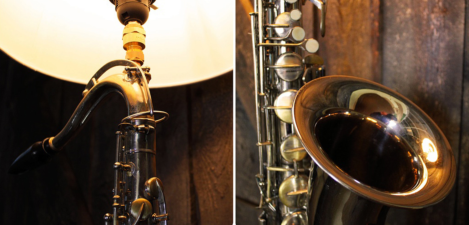 Настольная лампа Saxophone Настольная лампа Saxophone - Loft-Concept в Саратове